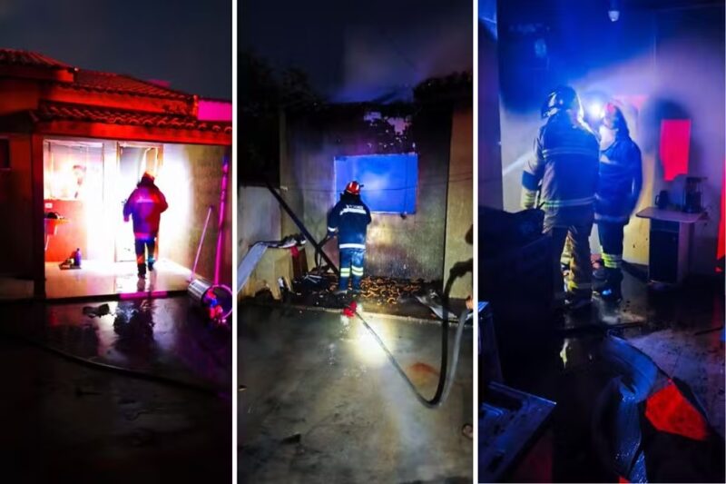 Segurança – Homem coloca fogo na casa durante briga com a companheira no Paraná, a atropela de propósito e é preso
