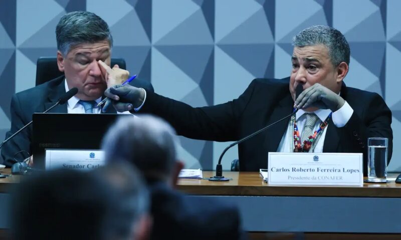Senado – CPMI do INSS prende presidente da Conafer por falso testemunho