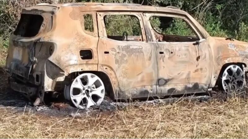 Segurança – Corpo é encontrado em carro queimado na BR-373