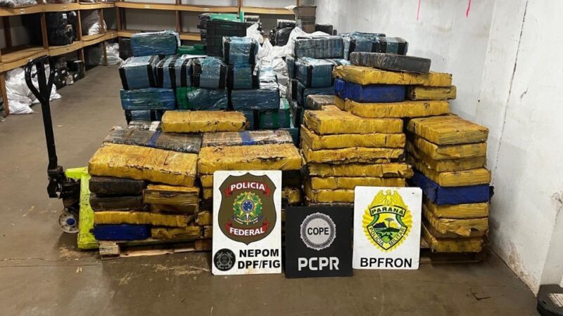 Santa Helena – Mais de uma tonelada de maconha é apreendida no Lago de Itaipu