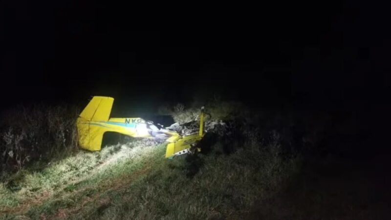MS – Quatro pessoas morrem após avião cair no Pantanal