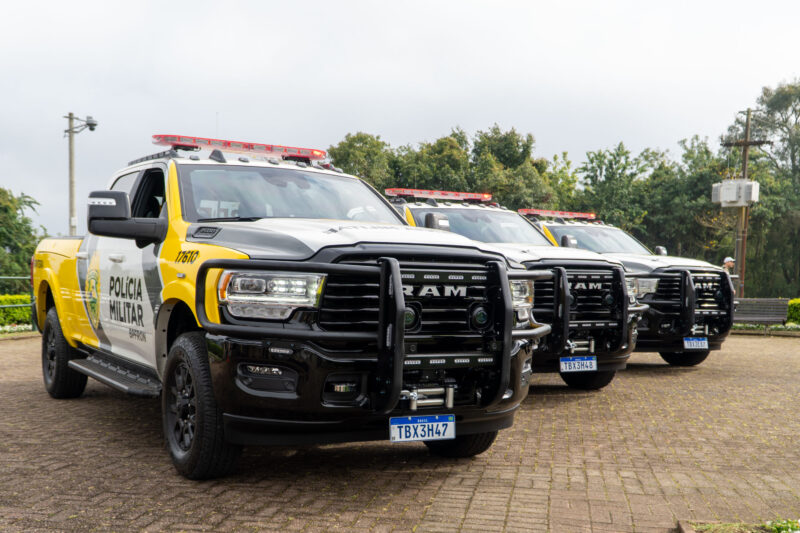Segurança – Com primeiras RAMs da história, Paraná reforça frota de viaturas da segurança pública 