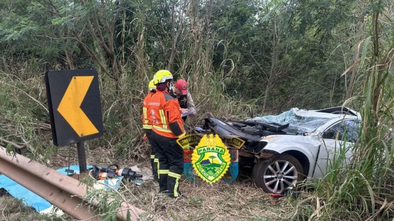 Trânsito – Homem morre em acidente na PR 090, interior do Paraná