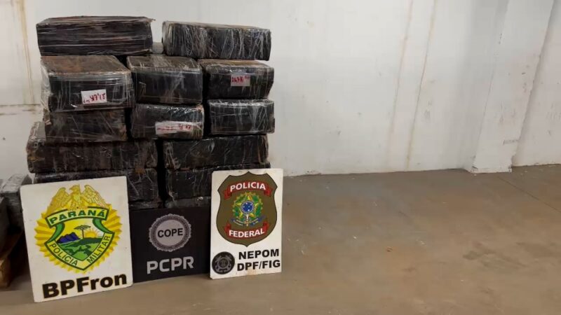 Região – Mais de uma tonelada de maconha é apreendida em porto clandestino em Santa Helena