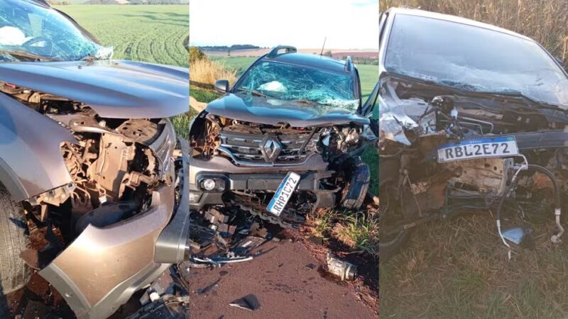 Corbélia – Acidente com caminhão e três carros deixa seis feridos na BR 369