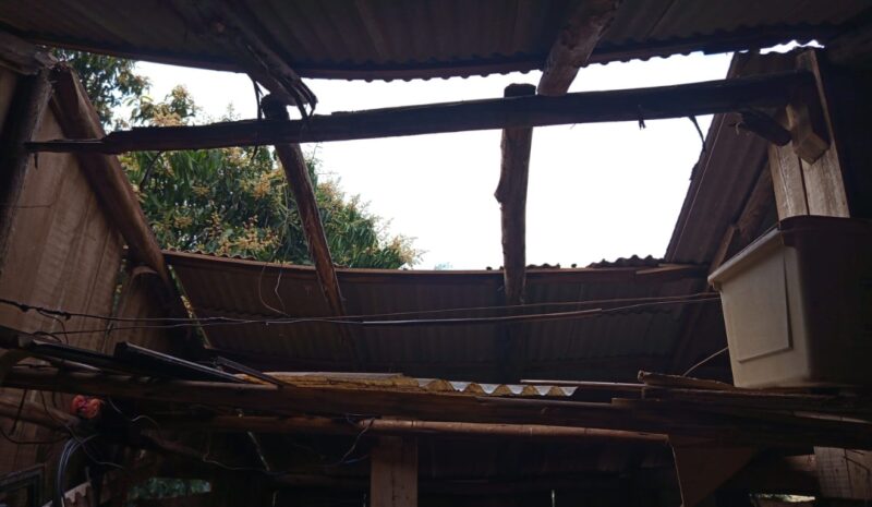 Clima – Temporal causa destruição em Ramilândia e pelo menos 40 famílias são afetadas