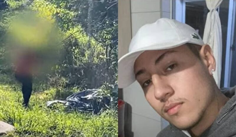 Paraná – Mãe se desespera ao ver corpo do filho morto em acidente de moto