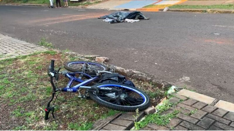 Trânsito – Ciclista morre após atropelar gato em Cascavel