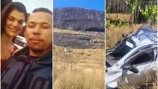 ES – Casal achado morto e sem roupas foi namorar em carro e caiu de penhasco