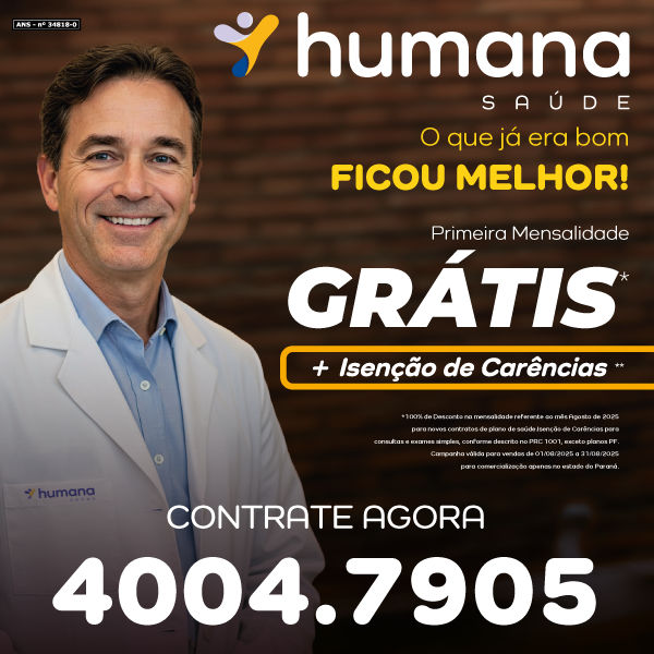 Humana Saúde lança promoção especial: primeira mensalidade grátis e isenção de carências