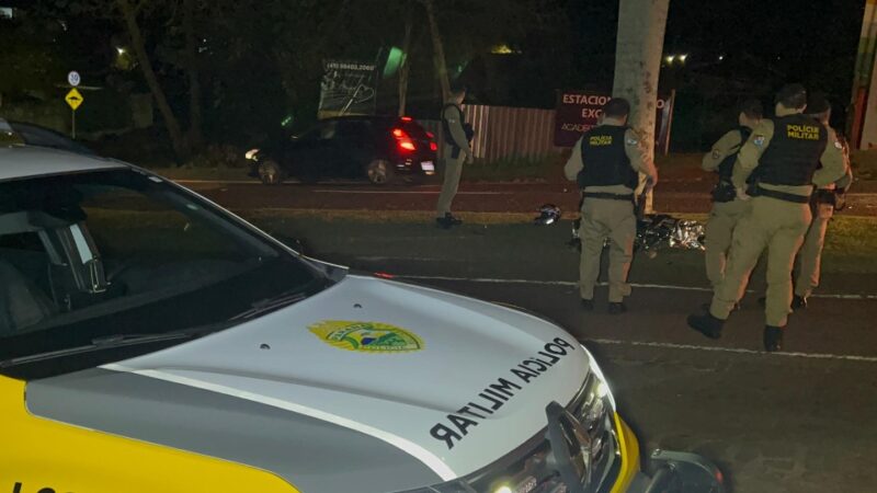 Cascavel – Motociclista morre ao bater moto contra coqueiro