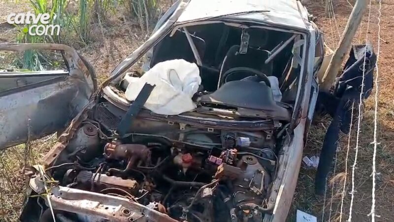 Toledo – Jovem morre após capotamento em estrada de Novo Sobradinho