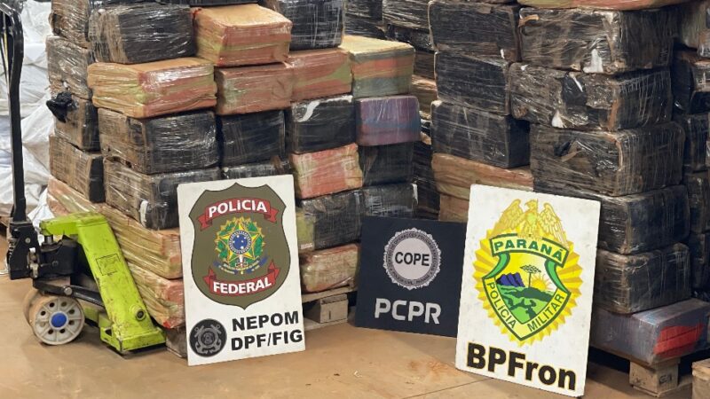 Segurança – Mais de 2,5 toneladas de maconha são apreendidas em Santa Helena