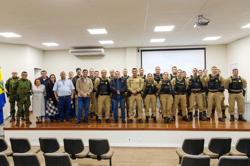 Guaíra – Município celebra investimento em segurança com entrega de armamentos, certificação de guardas e elevação da PM a Companhia