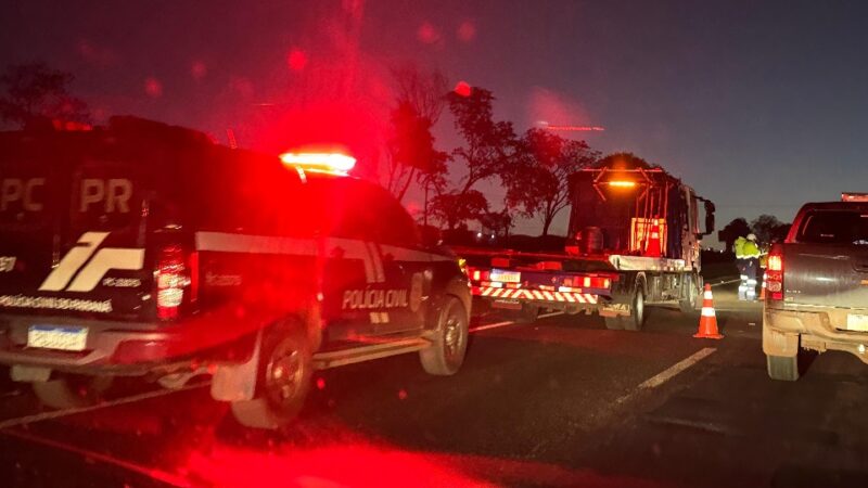 BR 277 – Pedestre morre atropelado em São Miguel do Iguaçu