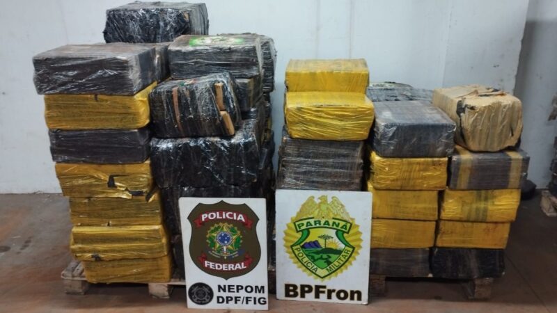 Segurança – Mais de uma tonelada de maconha é apreendida em Santa Helena