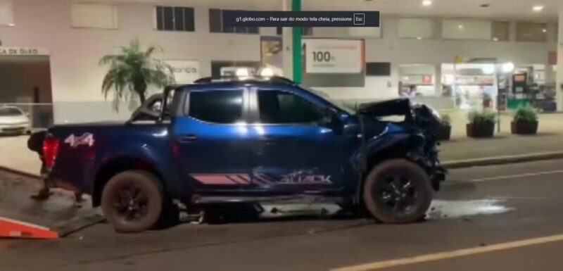 Cascavel – Policial federal é preso após acidente com viatura que deixou professora em estado grave