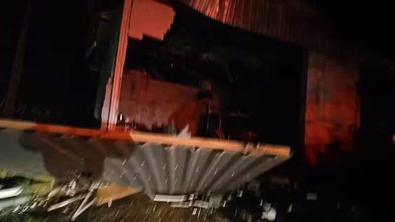 Paraná – Agricultor morre e mulher fica ferida após explosão em sistema amadurecimento de frutas