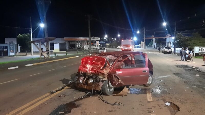 PR 317 – Três veículos se envolvem em acidente em Ouro Verde do Oeste