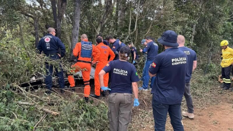 SC – Três pessoas que ficaram em balão morreram abraçadas, diz delegado