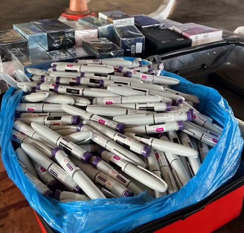 Segurança – Cerca de 400 canetas injetáveis para emagrecimento são apreendidas na fronteira com o Paraguai