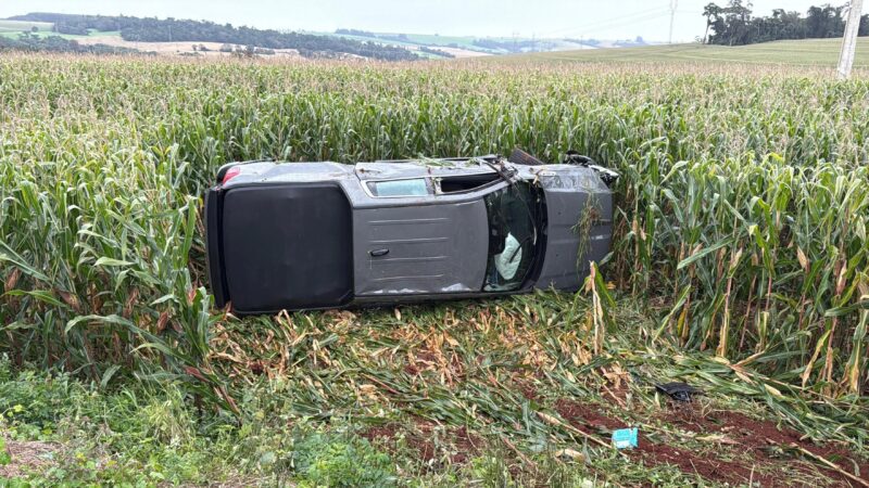 BR 277 – Grave acidente entre carro, caminhão e caminhonete é registrado em Céu Azul
