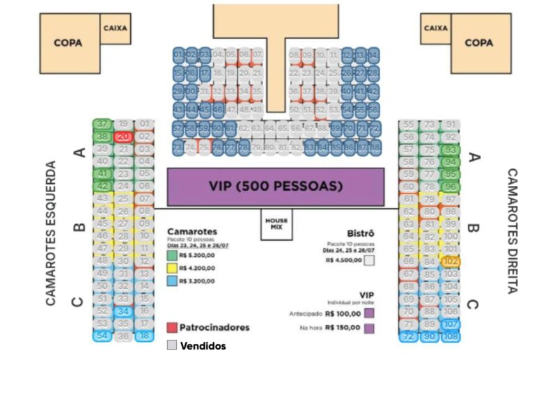 Marechal – Venda de camarotes e bistrôs restantes para os shows da Expo Rondon 2025 será disponibilizada online a partir de segunda-feira
