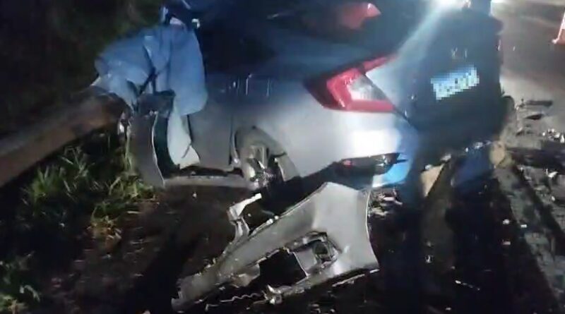 BR 277 – Homem morre em grave acidente entre carro e caminhão em Céu Azul