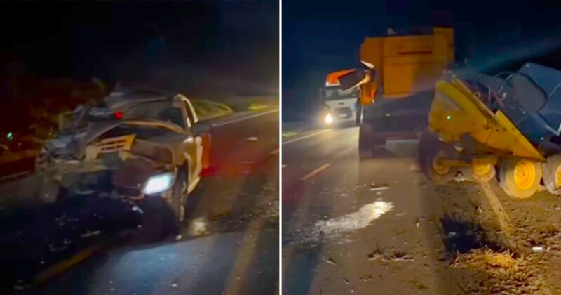 Trânsito – Homem de 41 anos fica gravemente ferido em colisão com colheitadeira no Paraná