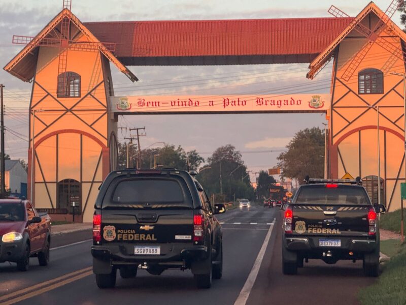 Pato Bragado – PF deflagra operação contra crime organizado na fronteira