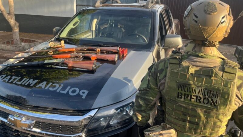 Terra Roxa – Homem é detido e espingardas e munições são apreendidas