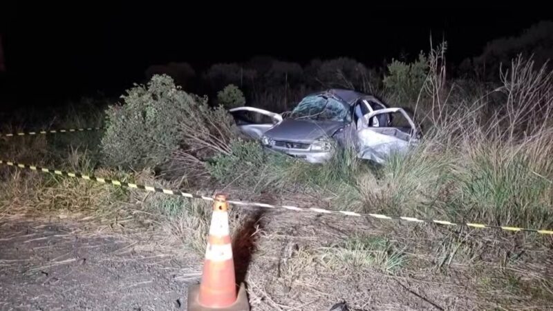 Paraná – Duas mulheres morrem e criança fica gravemente ferida após carro capotar