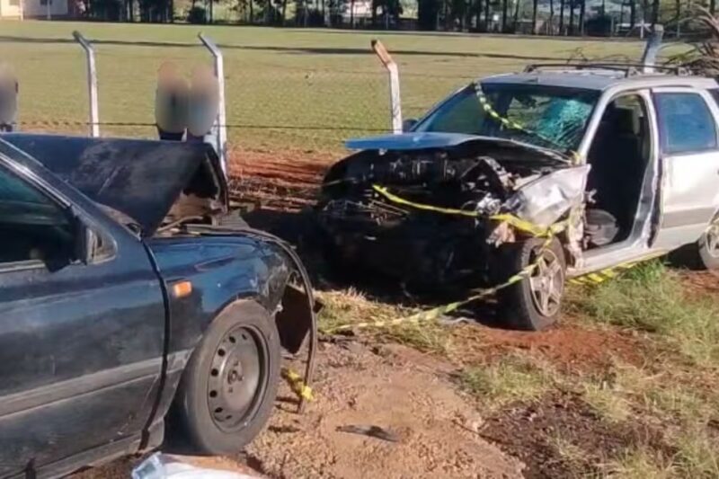 Trânsito – Pai morre e mãe e filhos ficam feridos em acidente entre dois carros no Paraná; uma das crianças foi ejetada do veículo