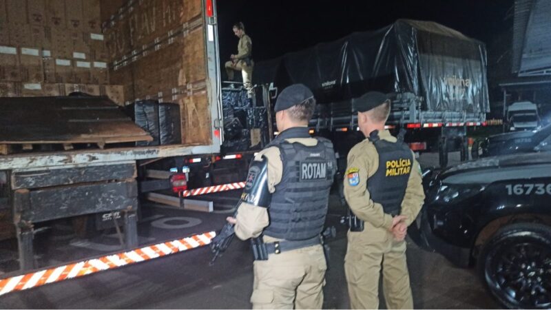 Toledo – Mais de 32 mil pacotes de cigarros estrangeiros são apreendidos