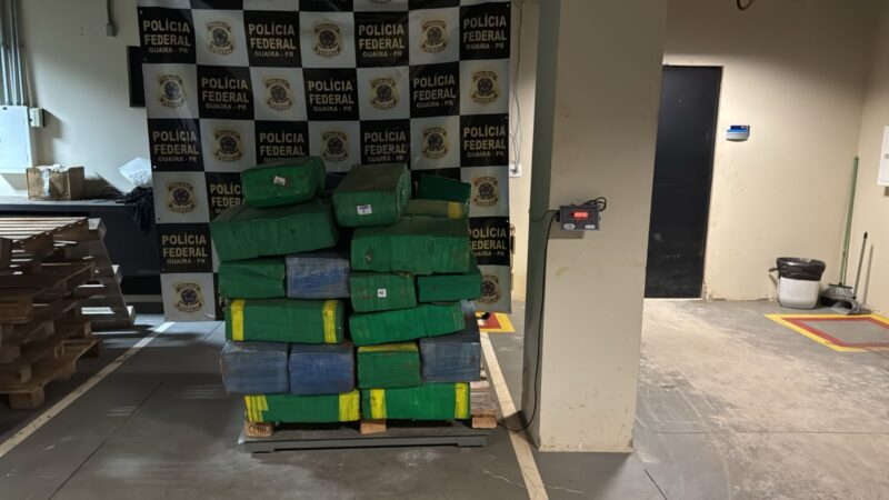 Mercedes – PF e BPFron realizam apreensão de uma tonelada de drogas