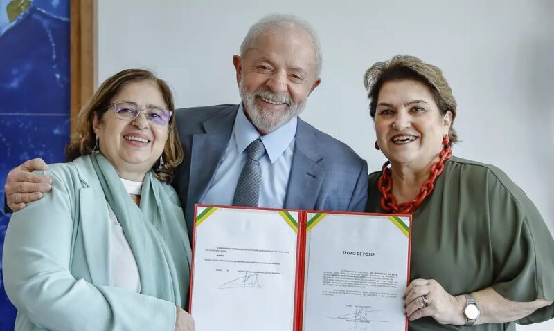 Brasília – Lula empossa Márcia Lopes no Ministério das Mulheres
