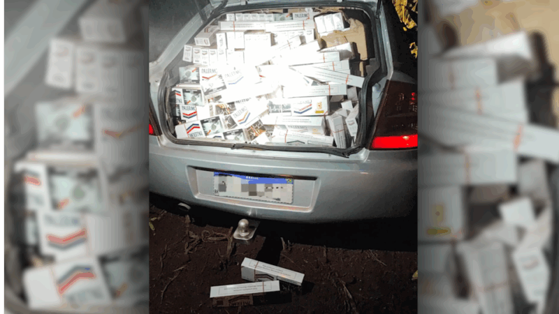 Região – Polícia apreende mais de mil pacotes de cigarro em Nova Santa Rosa