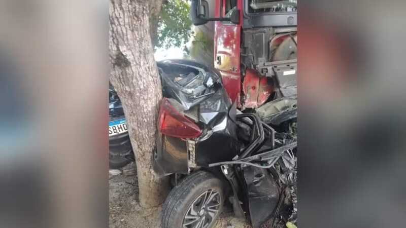 CE – Vereador e mais quatro pessoas morrem em acidente entre carro e caminhão na BR 116