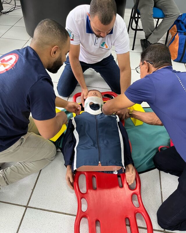 Guaíra – Secretaria Municipal de Saúde realiza treinamento para seus profissionais escalados para a 46ª Festa das Nações