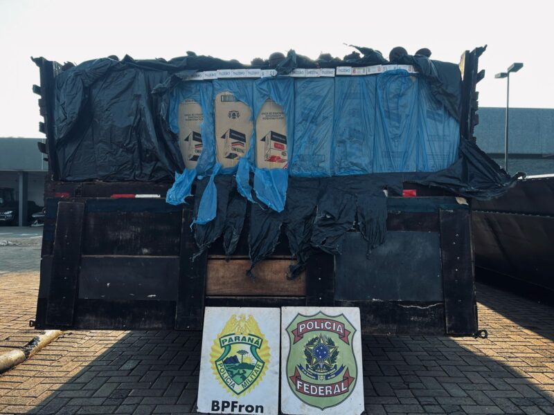 Mercedes – Policiais apreendem seis mil pacotes de cigarros contrabandeados