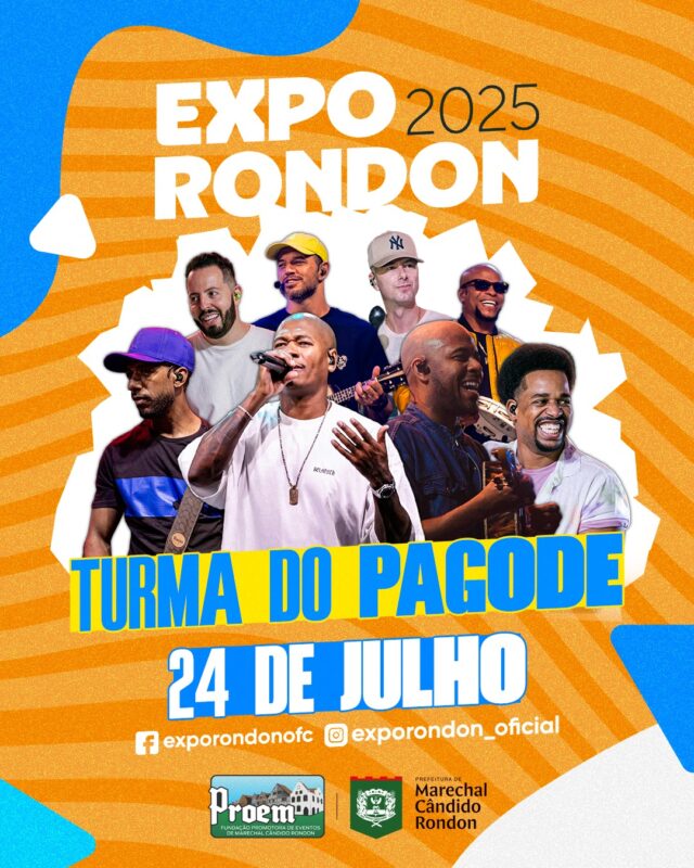 Destaque – Expo Rondon 2025 terá show com a Turma do Pagode