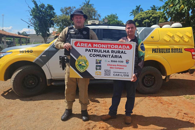 Segurança – Com Patrulha Rural da PMPR, número de roubos no campo cai 34,6% em três anos no Paraná