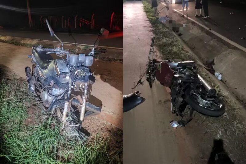 Trânsito – Motociclista morre após atropelar boi em rodovia do Paraná e ser atingido por moto que vinha no sentido contrário