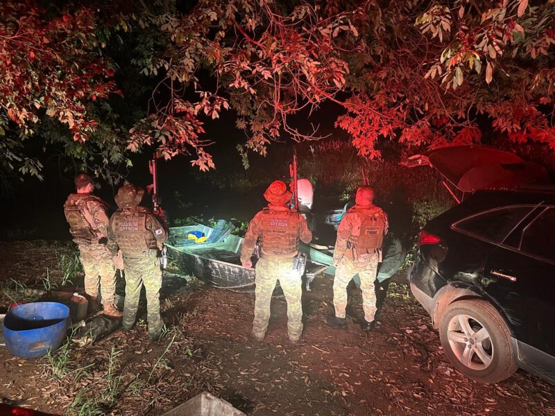 Guaíra – Policiais apreendem mais de uma tonelada de maconha