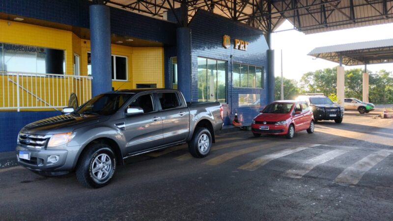 BR 163 – PRF recupera em Guaíra caminhonete furtada durante a madrugada em Ivaiporã
