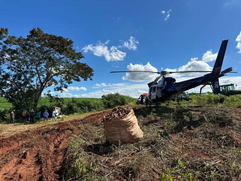 Paraná – Trabalhador rural é socorrido em estado grave após trator passar por cima dele durante horário de descanso