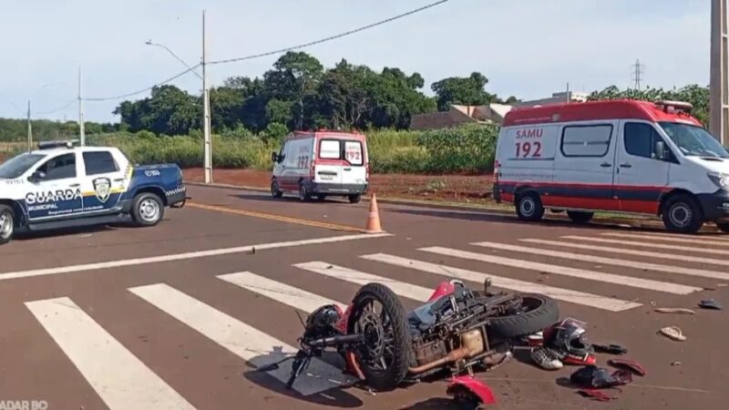 Toledo – Mototaxista de 68 anos morre em grave acidente