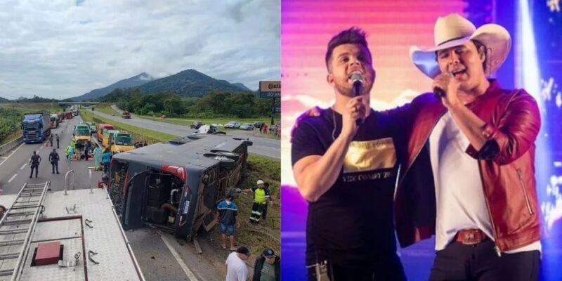 Trânsito – Juiz absolve motorista que dirigia ônibus da dupla Conrado e Aleksandro durante acidente que matou seis pessoas após show no PR