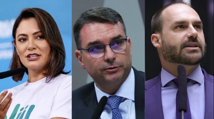 Eleições 2026 – Bolsonaro quer Michelle, Flávio e Eduardo no Senado