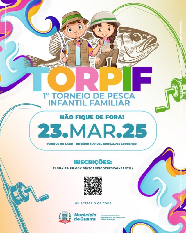 Guaíra – Município promove 1º Torneio de Pesca Infantil Familiar
